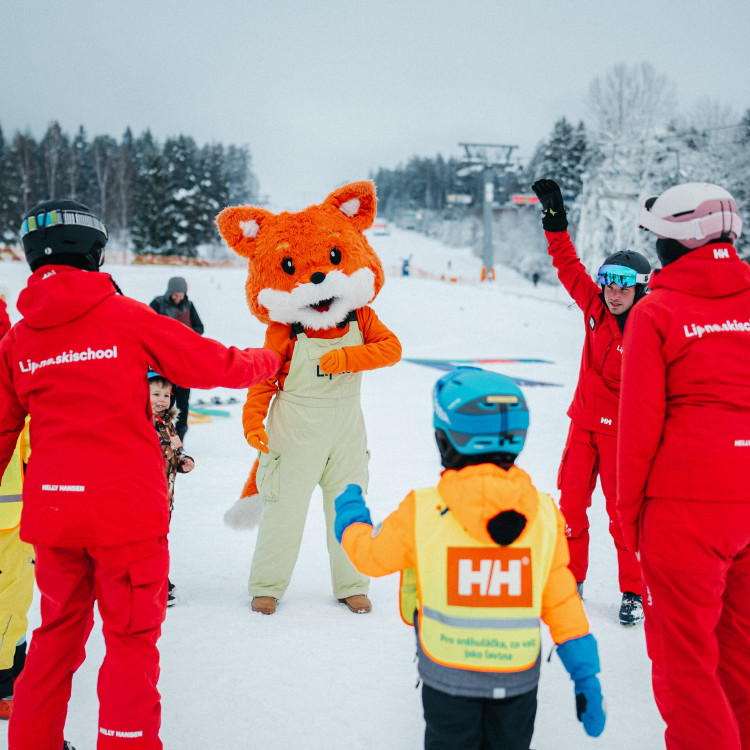 Winteranimation mit dem Fuchs Fox