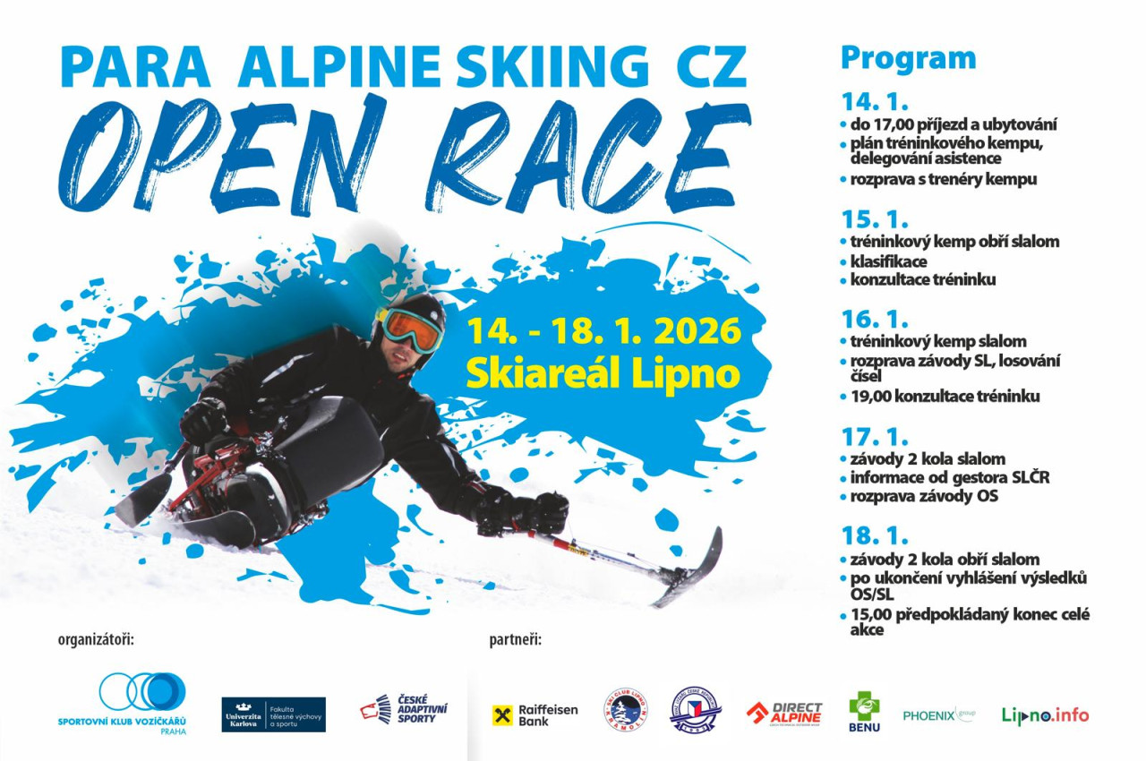 Plakát Open race Lipno 2026