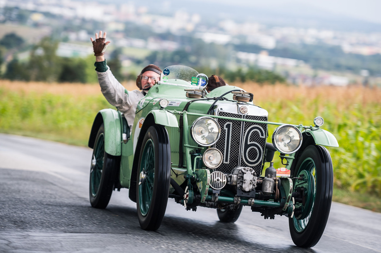 MG C-Type z roku 1931 bude nejstarším autem na trati