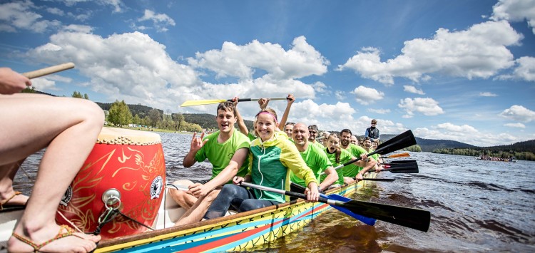 Dračí lodě se vrací na Lipno – pojďte do toho také!