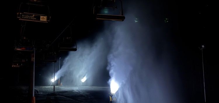 Im Familienresort Lipno schneit es!