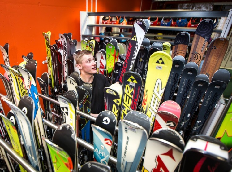 Sports equipment to hire