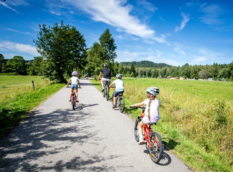 Cyklotrasa Lipno – Frymburk a zpět