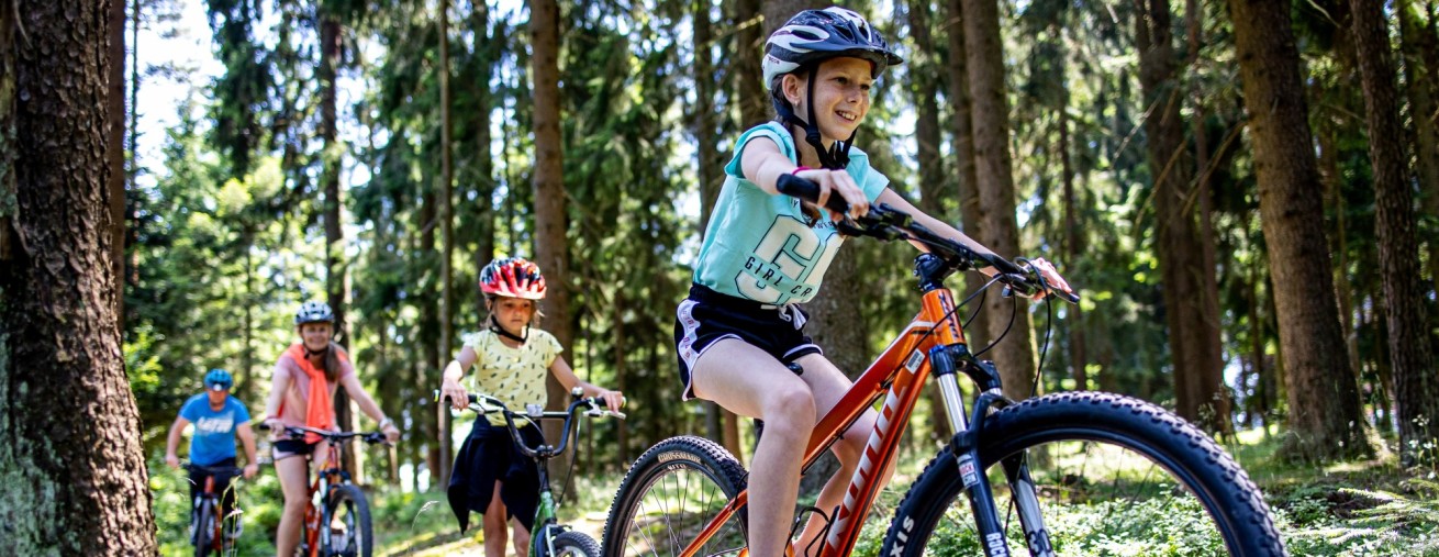 Rodinná cyklotrasa Singletrack Lipno