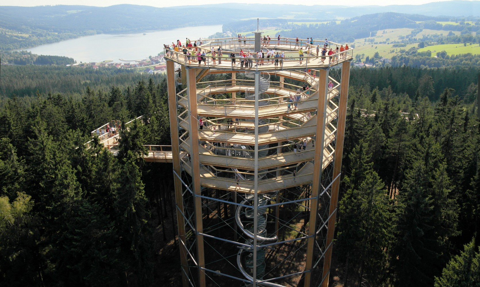 Stezka korunami stromů Lipno