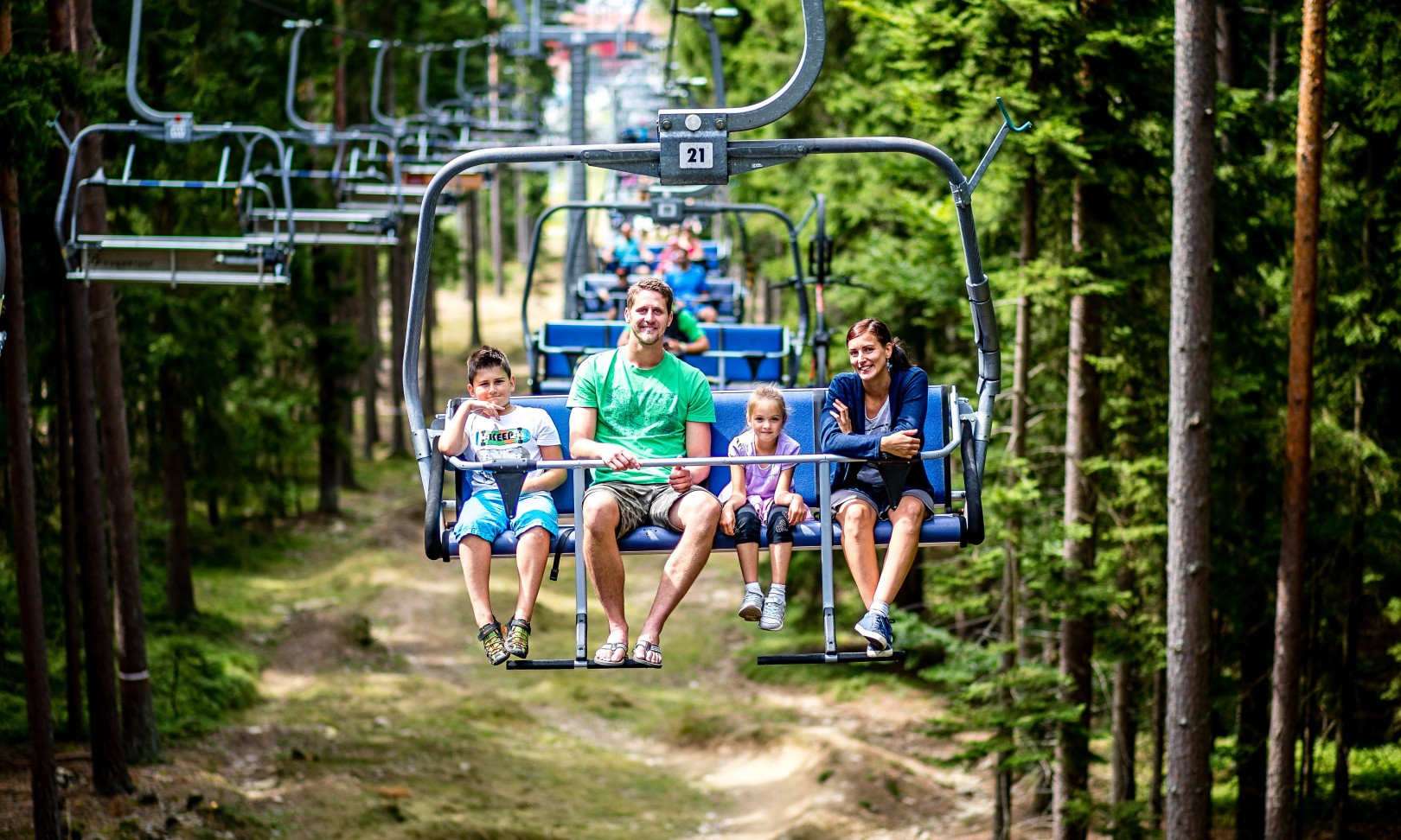 Seilbahnen Lipno Express und Promenádní