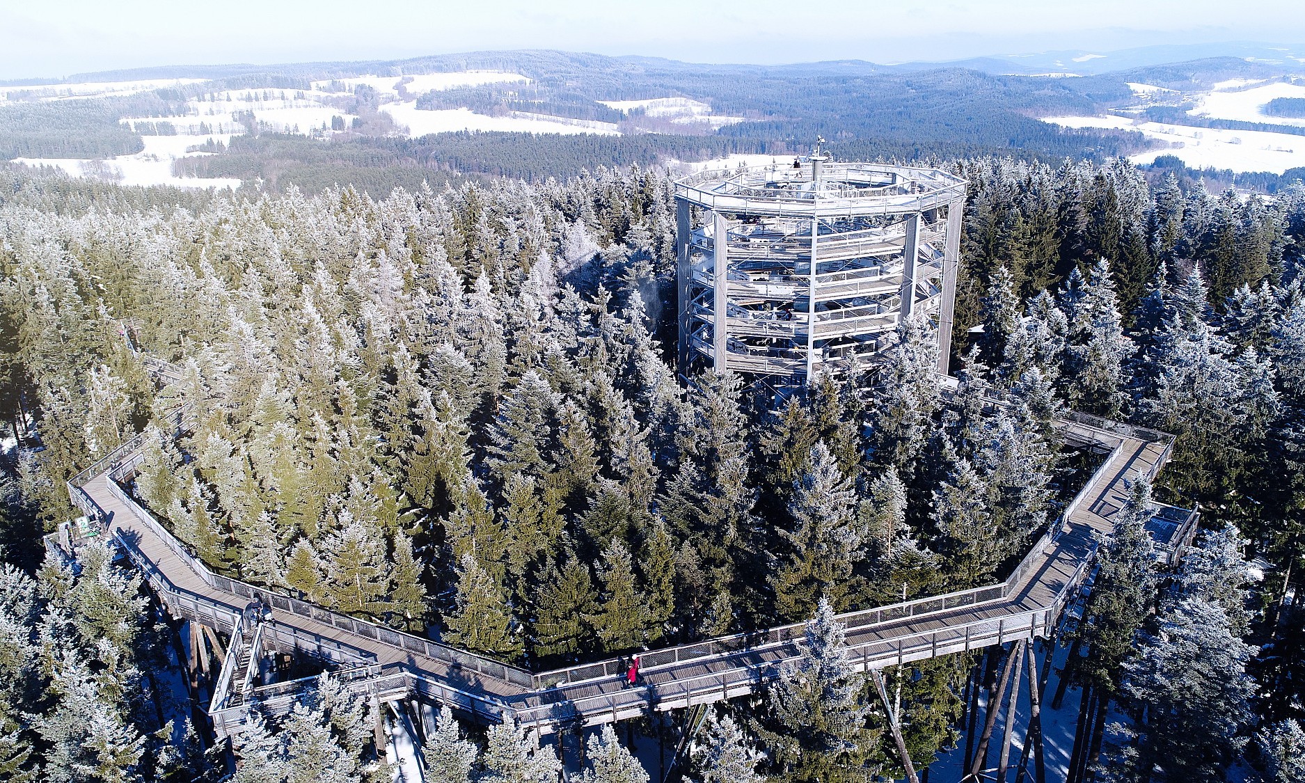 Stezka korunami stromů Lipno